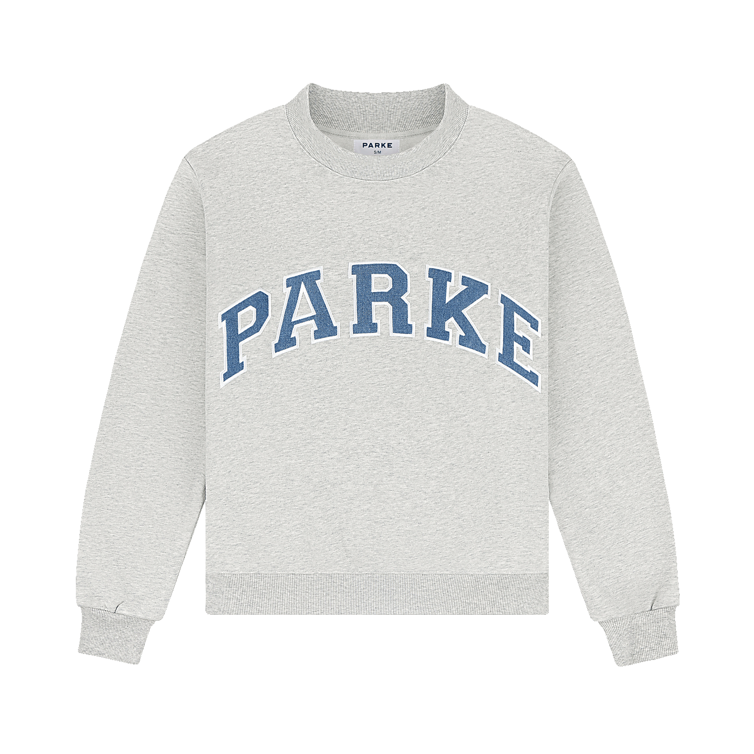 Parke | Vintage Denim Varsity Mockneck Classic Grey