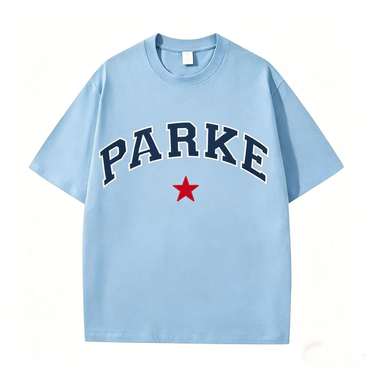 Parke | Varsity Tee Light Blue Star Edition