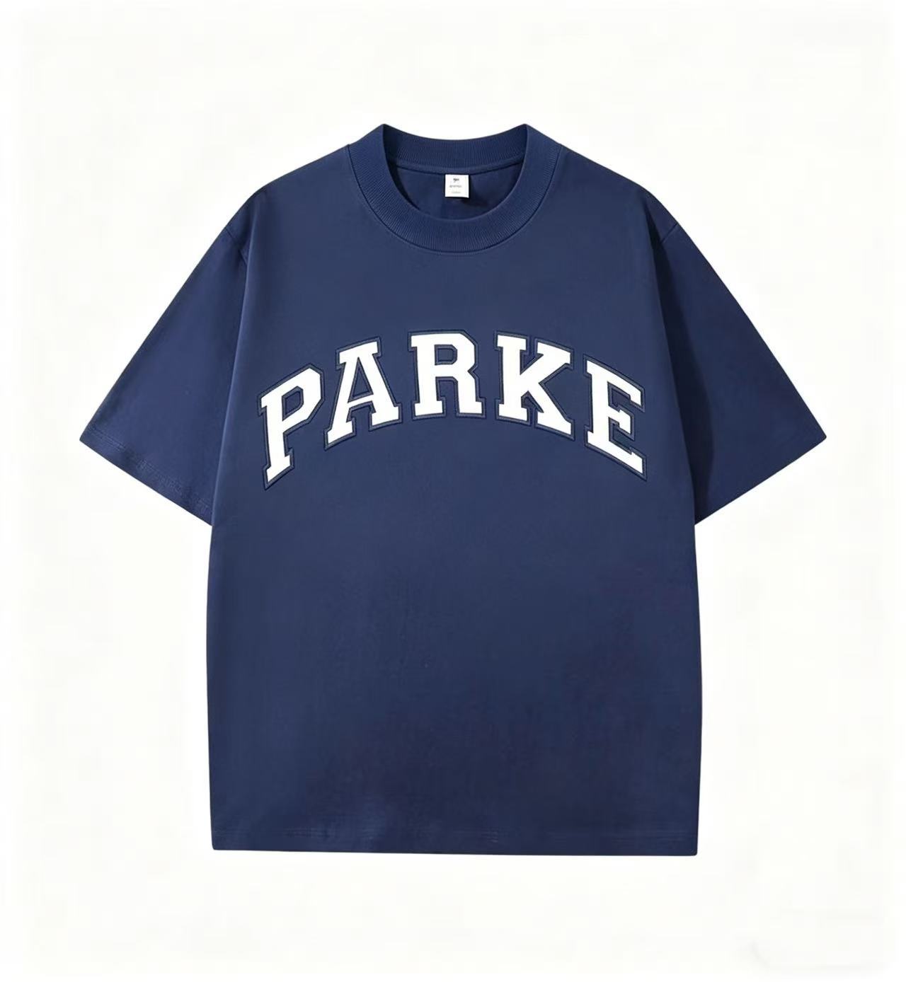 Parke | Varsity Tee Navy with White Letters
