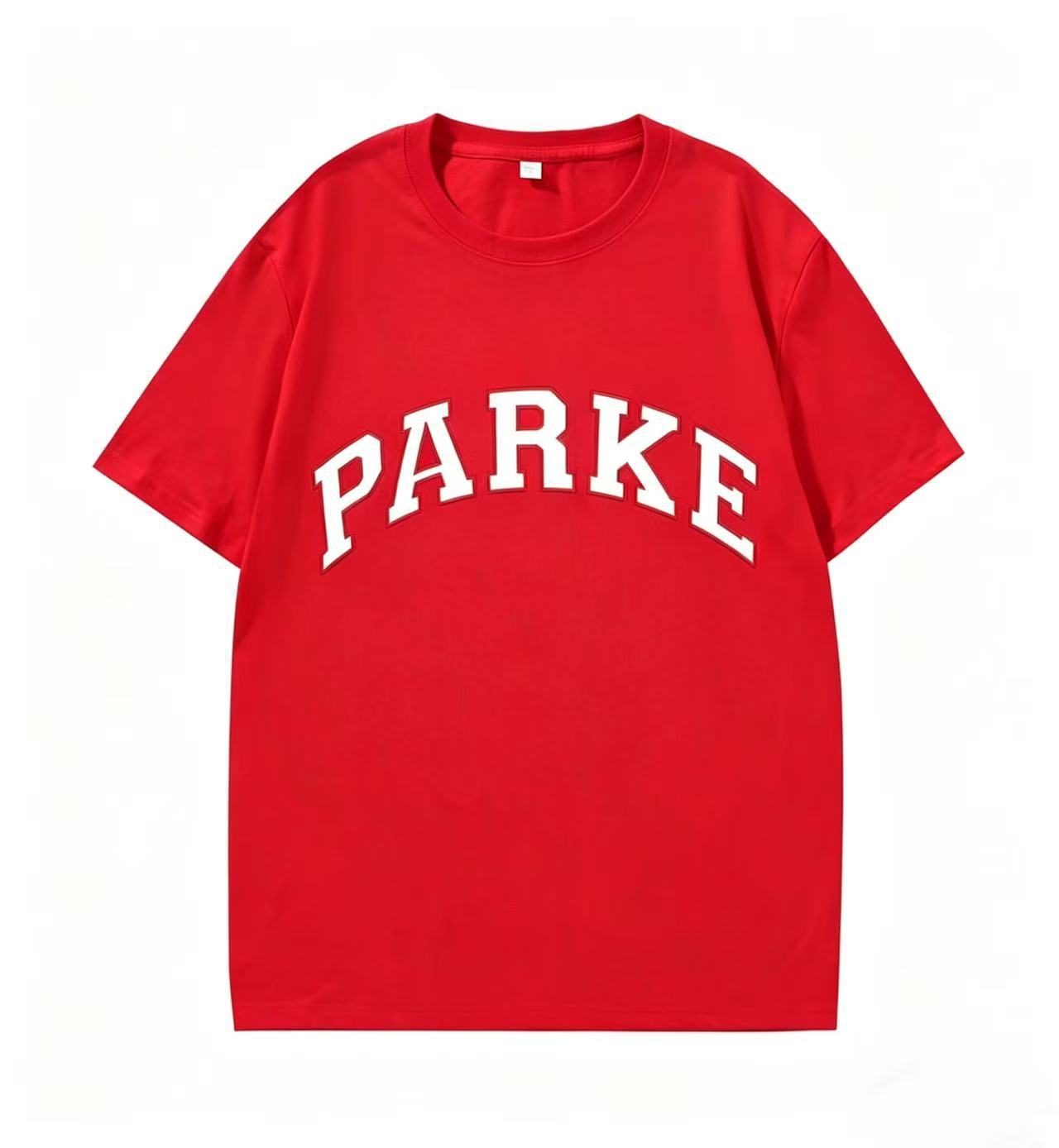 Parke | Varsity Tee Red with White Letters