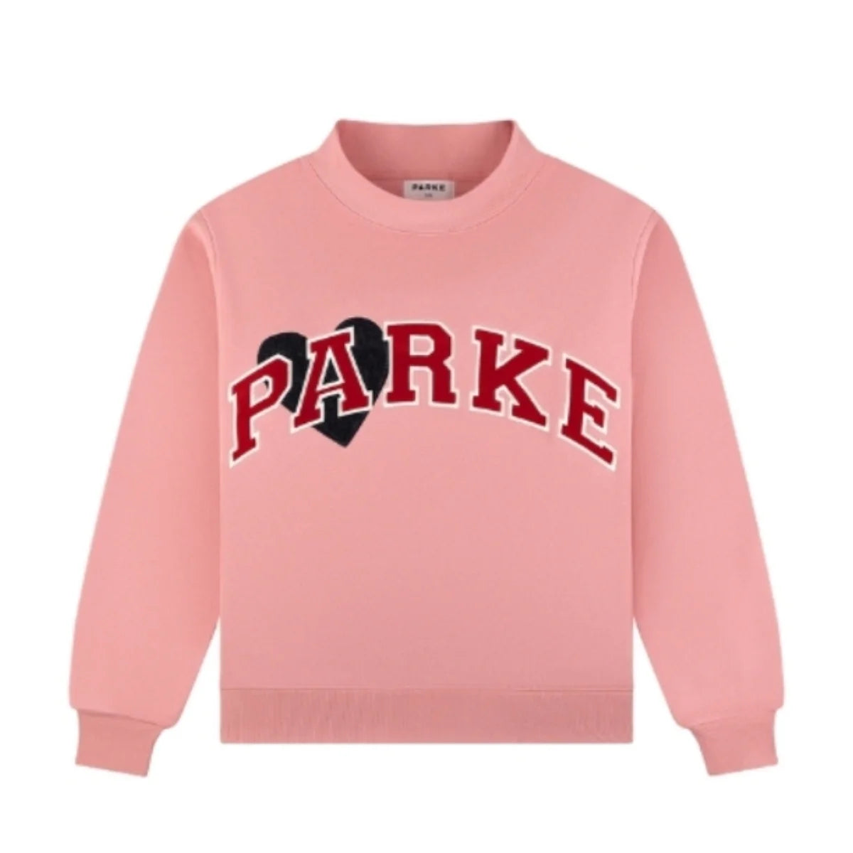 Parke Varsity Mockneck Pink Heart Edition