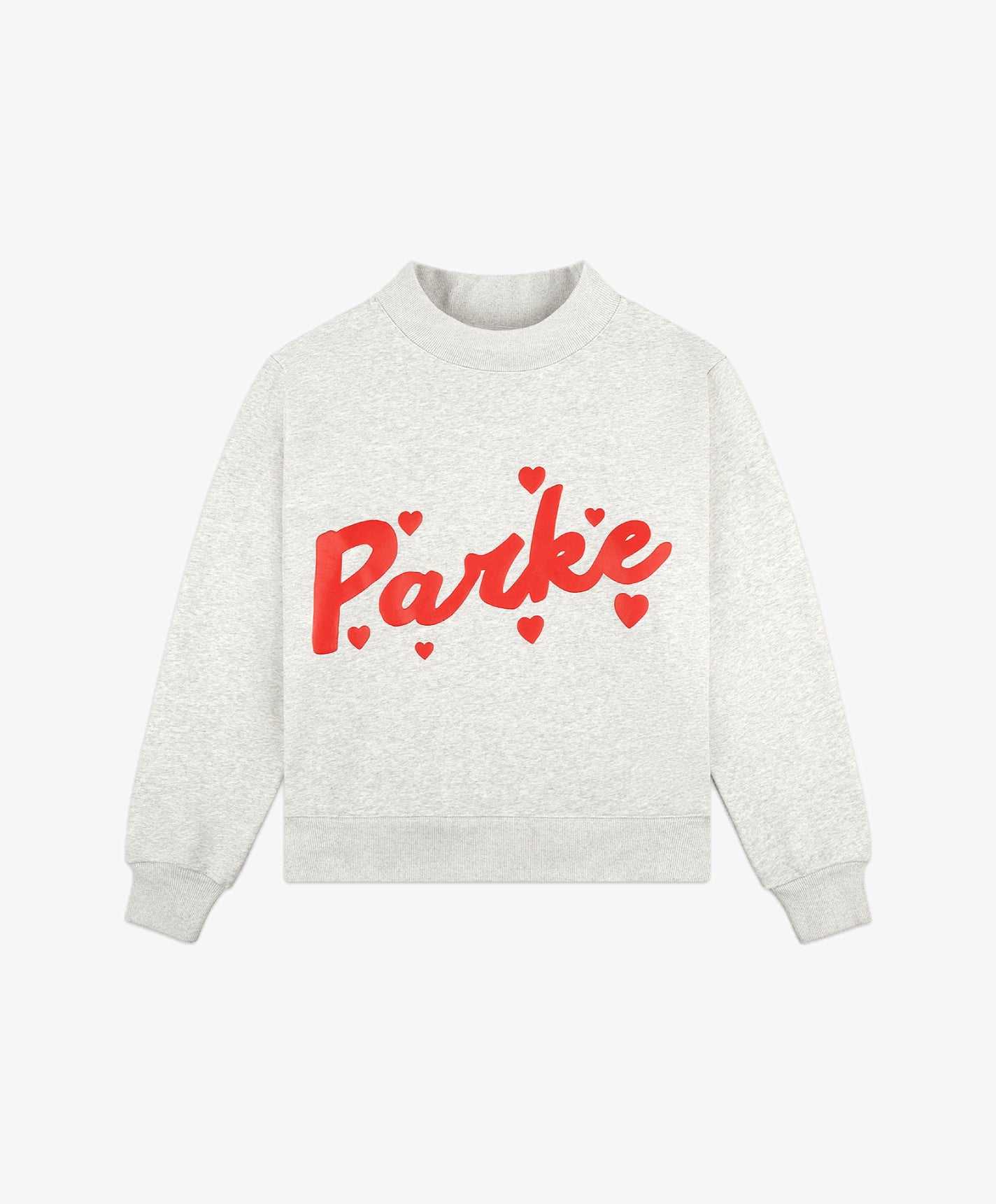 Parke | Sweetheart Varsity Mockneck Grey